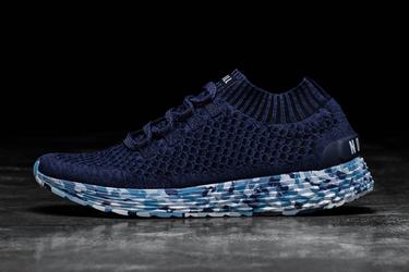 Nobull Knit Runner Men's Running Shoes Navy | Australia (TA0652)